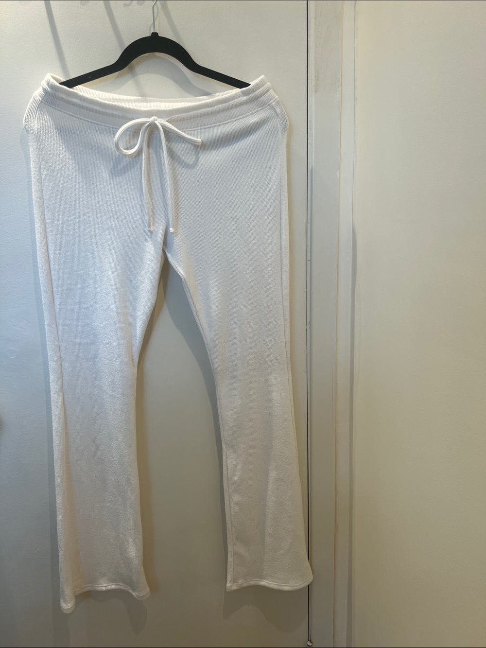 Women’s Gilly Hicks Always Cozy Waffle Bootcut Pants Drawstring Waist